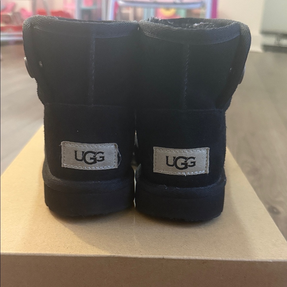UGG Kids Classic Black Boots